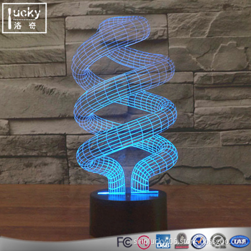 Night Tabletop Light, Acrylic 3D night light with mutil color